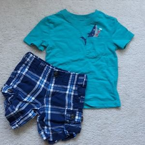 4/$20 Boys Shark Outfit